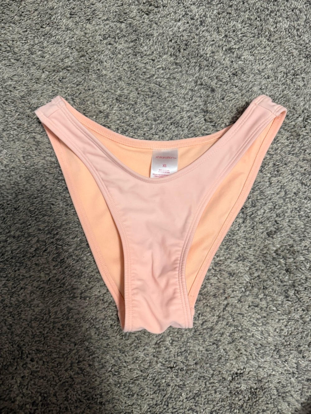Target Peach High-Cut Bikini Bottoms size xs